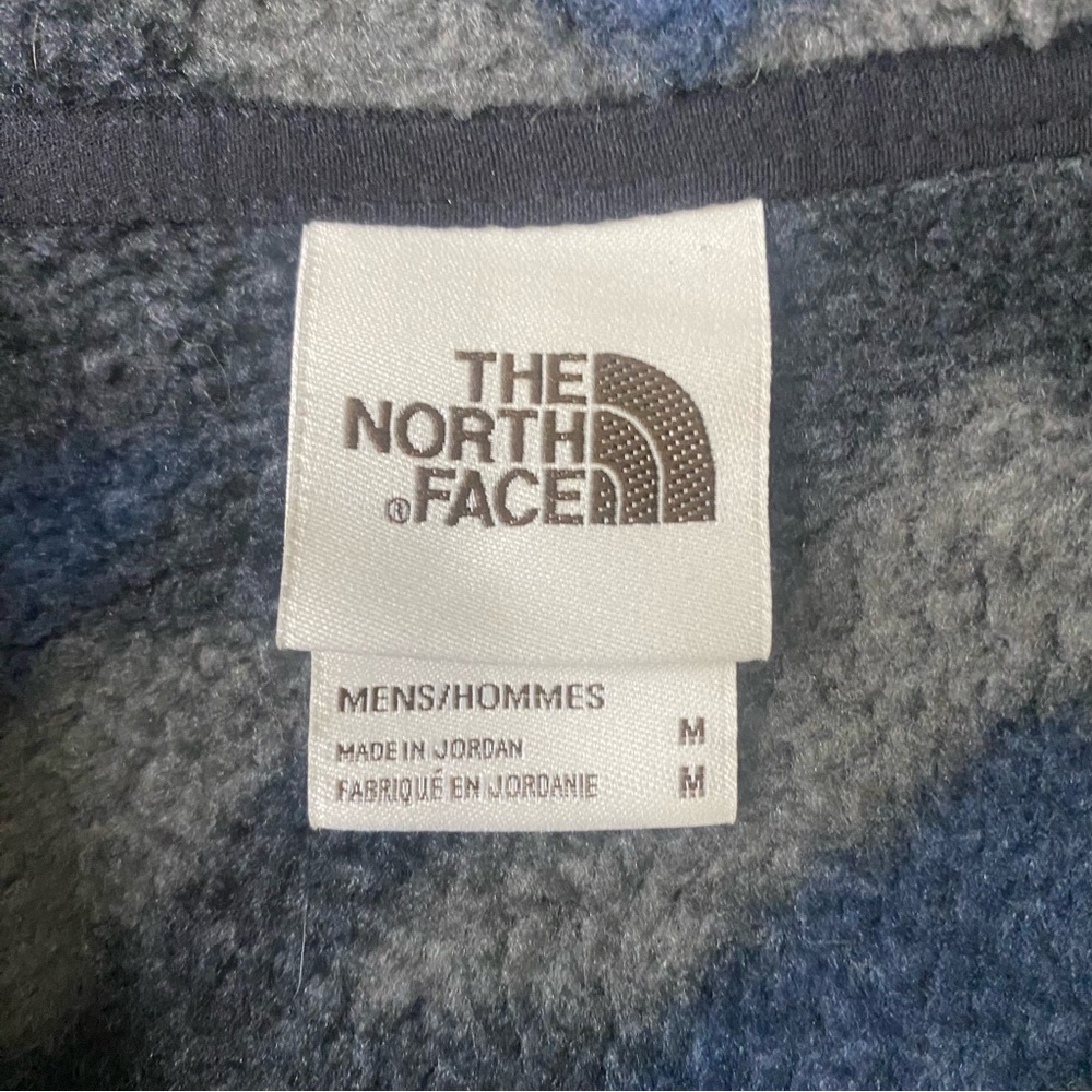 The North Face Jacket Mens M Black 1/4 Zip Aztec Novelty Gordon Lyons Fleece - Picture 5 of 10